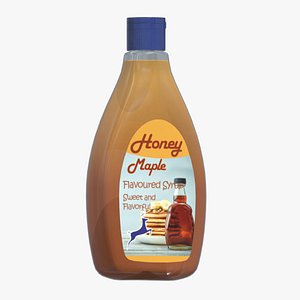 3D Honey Maple Syrup Flavoured Low Poly model