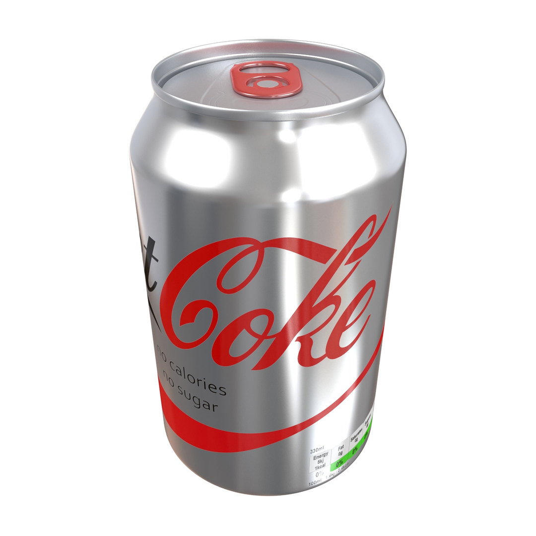 Diet Coke 3d Model