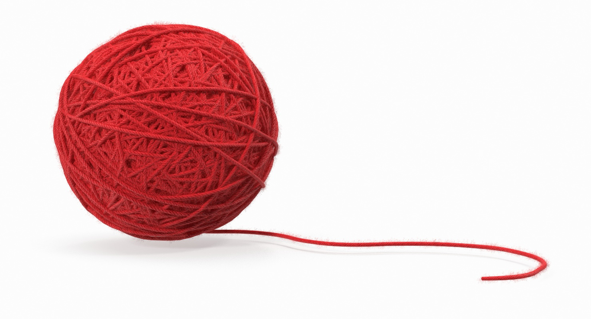 Yarn Ball Icon. Wool Red Thread for Knit Graphic by ladadikart · Creative  Fabrica