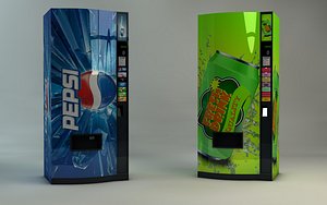 3d drink automat model