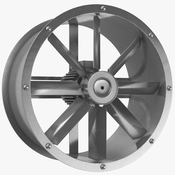 3D axial flow water turbine