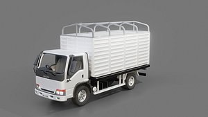 3D Isuzu NKR Cargo Truck