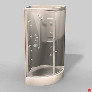 shower cabin 3d model