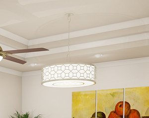 Hanging Round Pendant Light