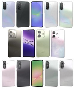 OPPO A5 Vitality Edition And Samsung Galaxy A36 A56 3D model