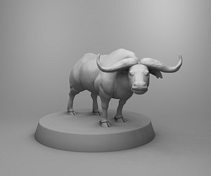 3D buffalo