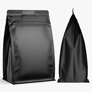 Coffee Bag Mockup 07 3D model
