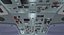 boeing 737-800 interior american airlines 3D model
