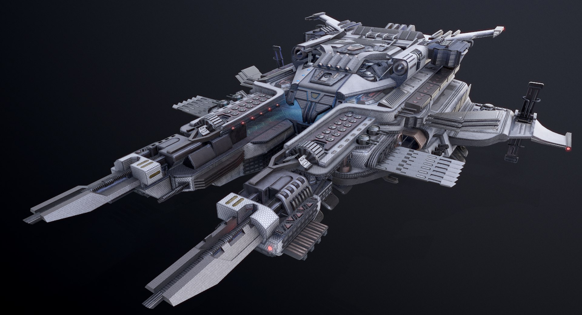 Sci-fi Spaceship 3D - TurboSquid 1379098