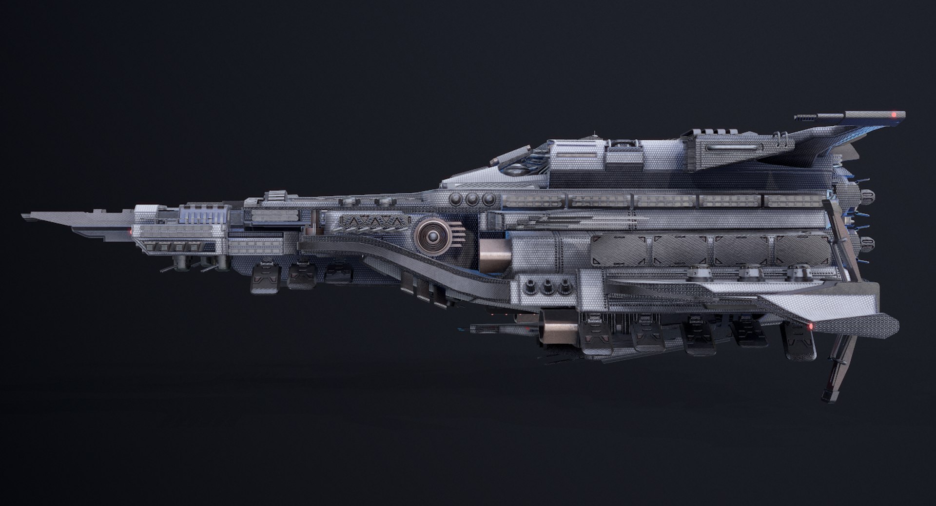 Sci-fi Spaceship 3D - TurboSquid 1379098