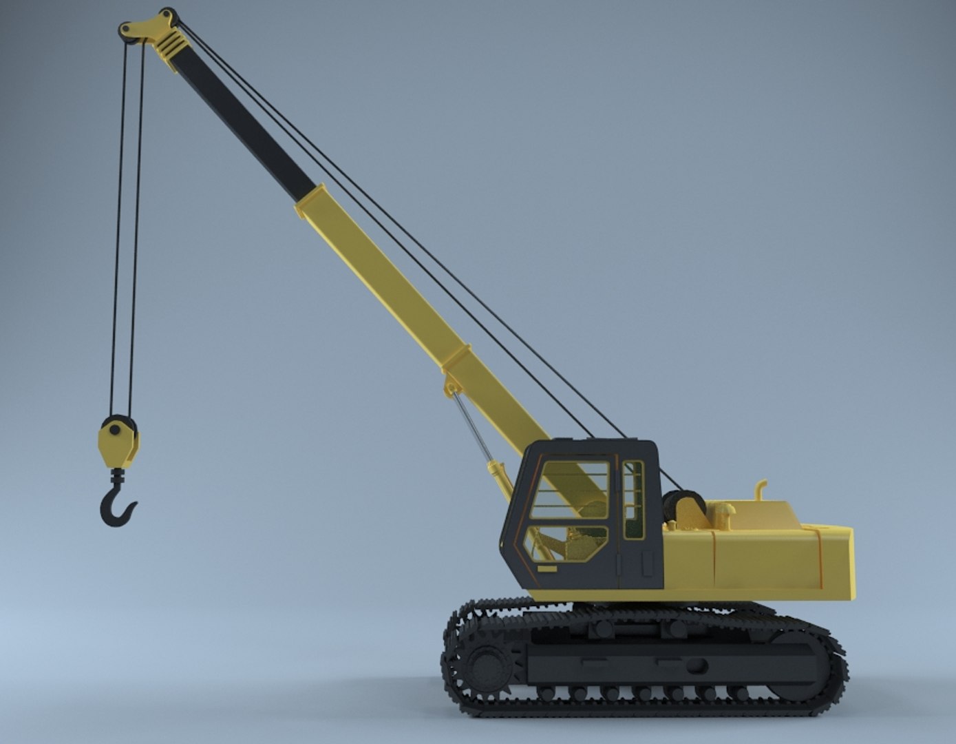 Crawler Crane Model - TurboSquid 1574857