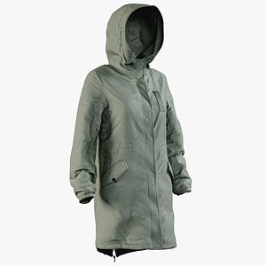 realistic womens jacket 4 3D