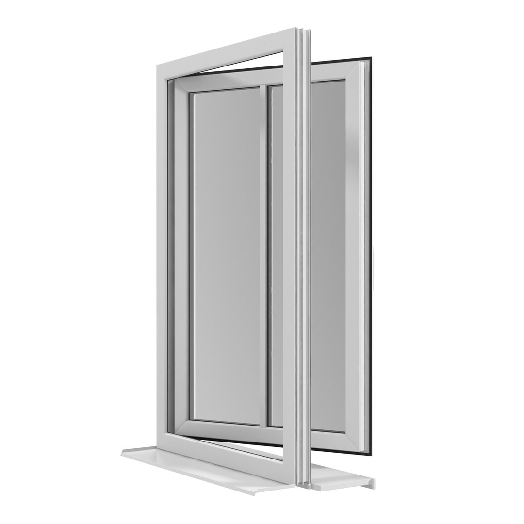 3d Model Plastic Window 4