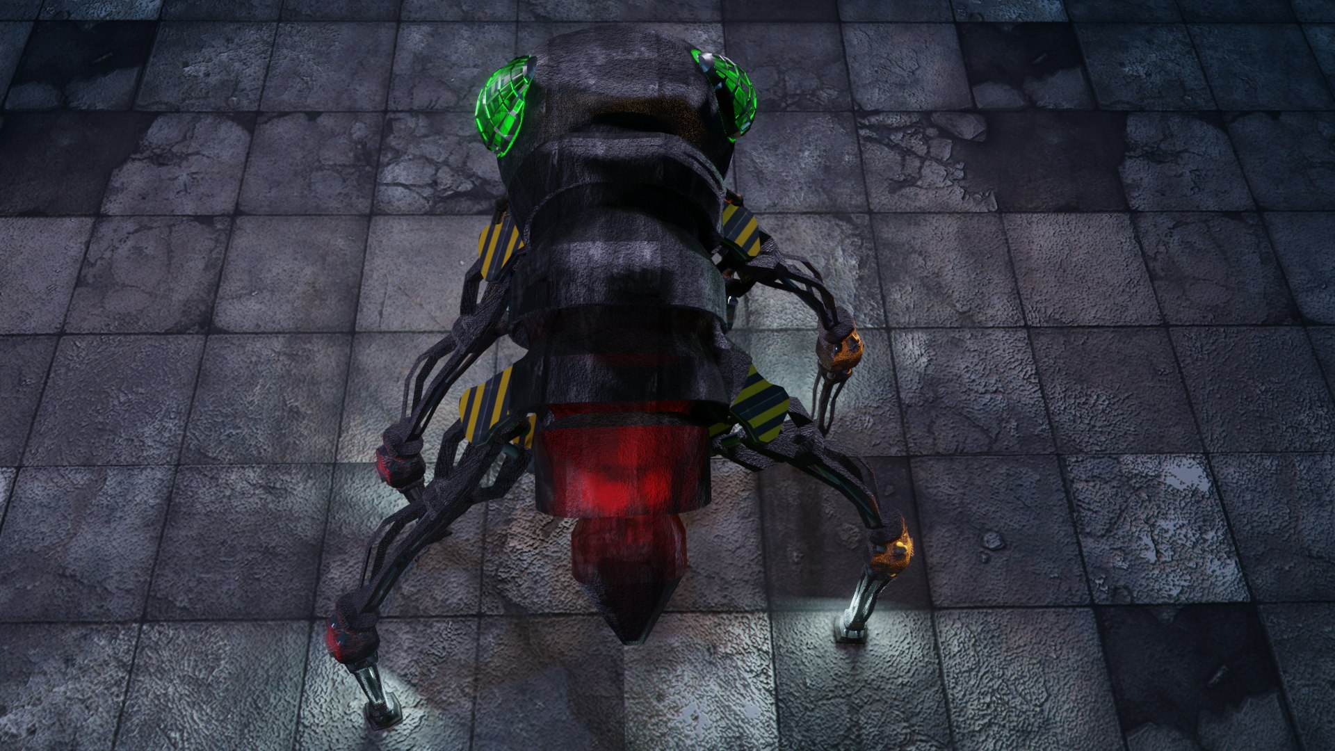 Harvester Explorer Insect Robot Sci-fi 3D Model - TurboSquid 1994108