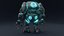 Animated Golem - 4 Elemental Skins 3D model