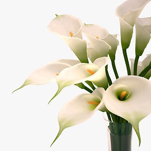 3ds lily callas bouquet