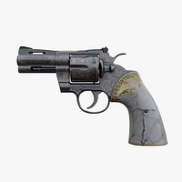 Colt Python 357 3 Inch Engraved
