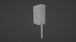 power station props 3D model
