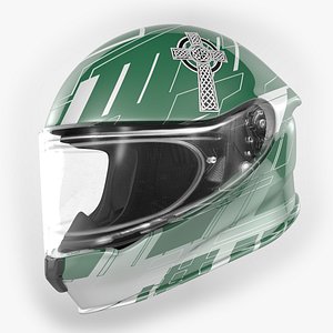 3D model Motorcycle Helmet L 2036