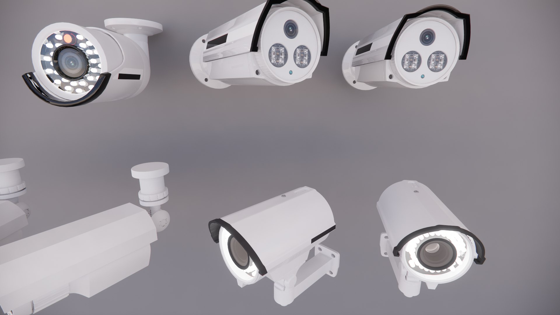 3D Security Cameras-A6 - TurboSquid 2219939