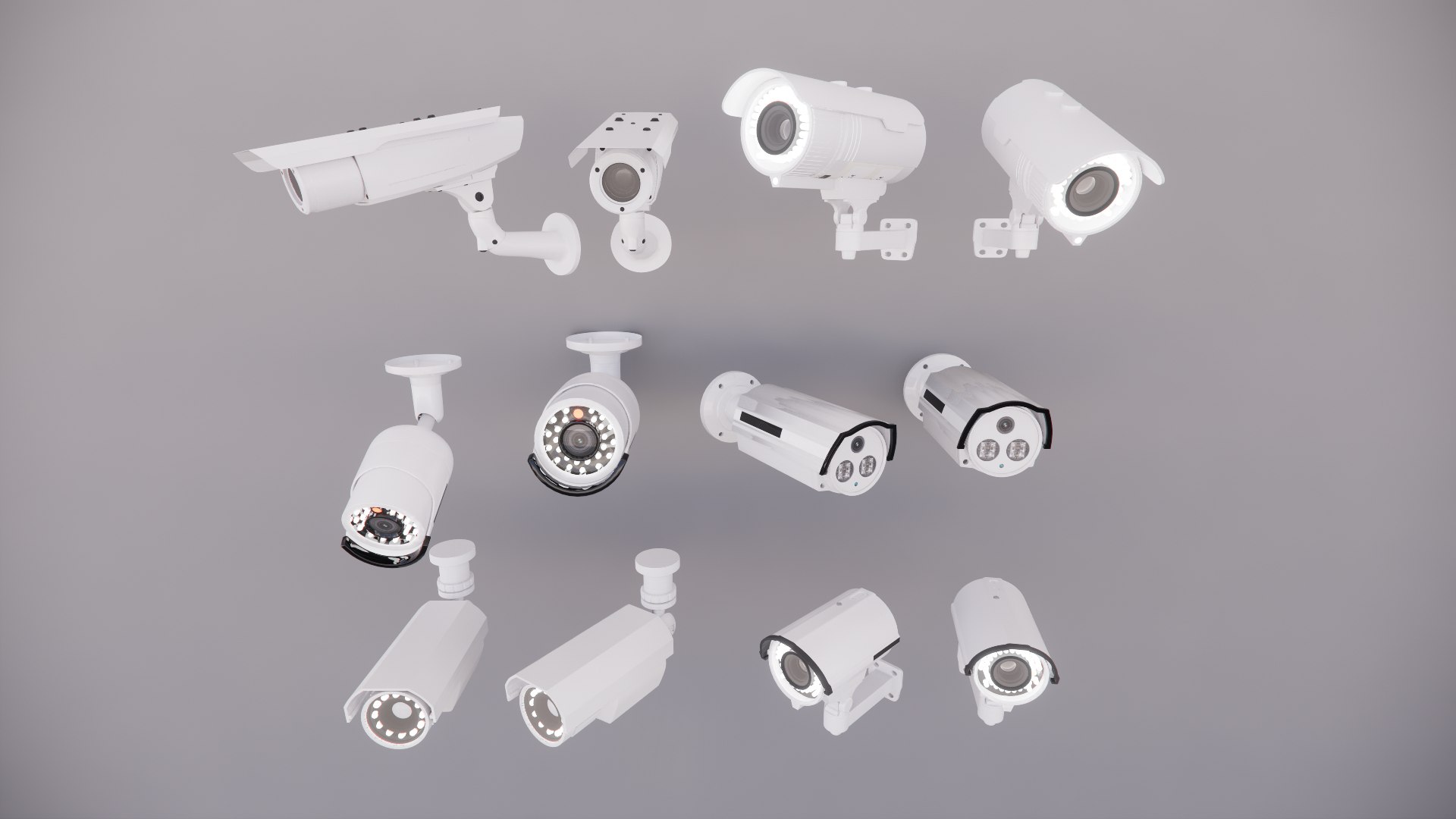 3D Security Cameras-A6 - TurboSquid 2219939