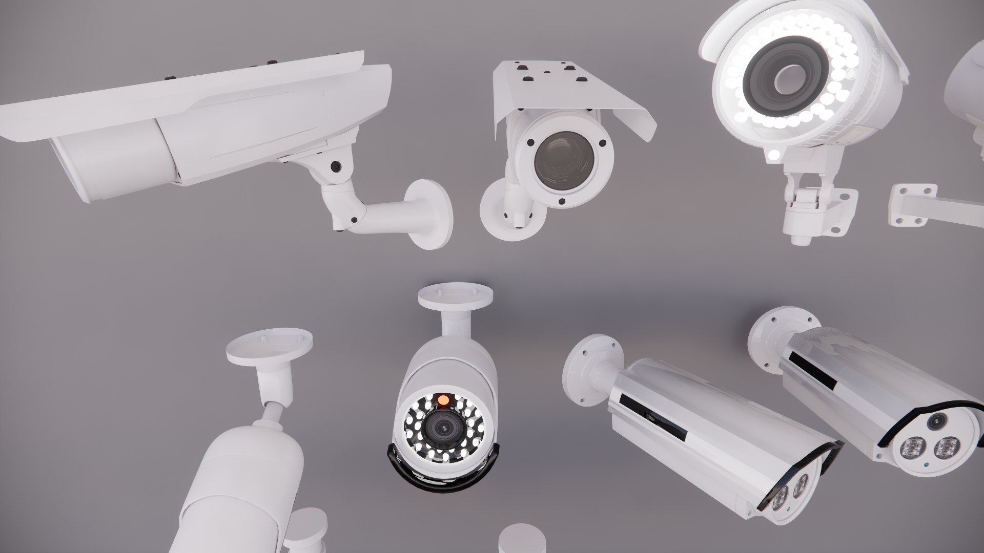 3D Security Cameras-A6 - TurboSquid 2219939