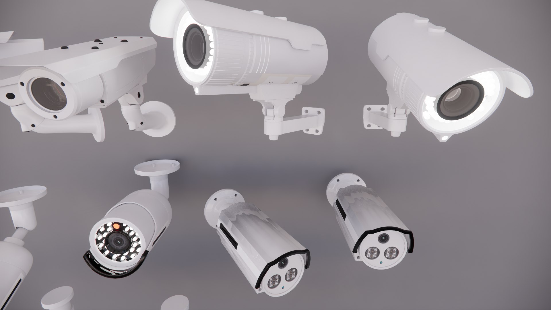 3D Security Cameras-A6 - TurboSquid 2219939