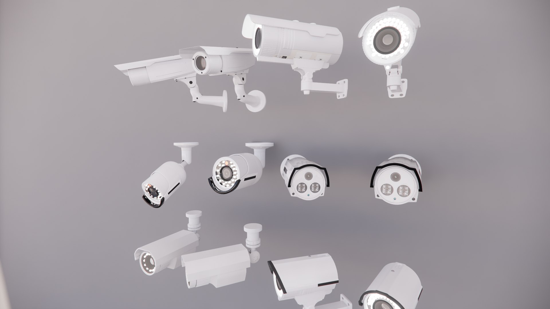 3D Security Cameras-A6 - TurboSquid 2219939