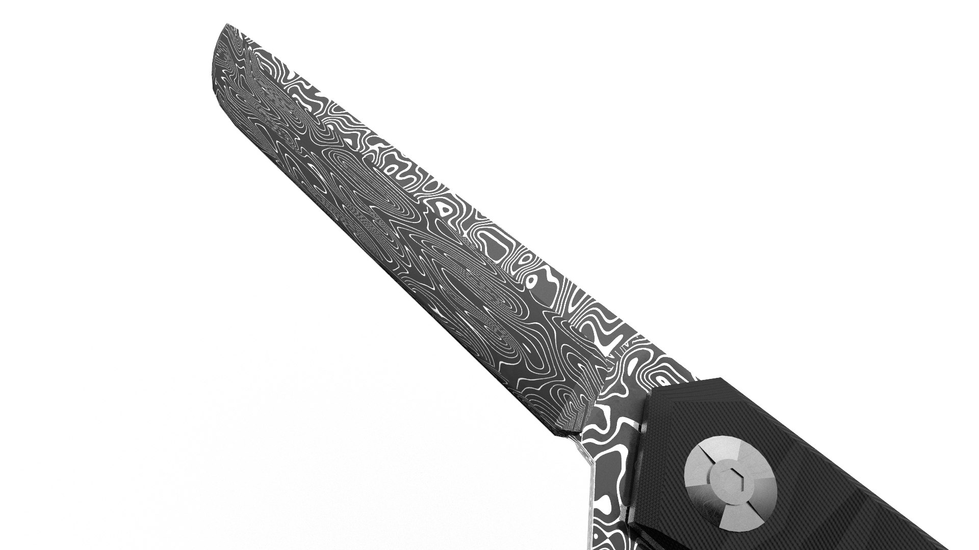 Free Damascus Knife Model - TurboSquid 2181110