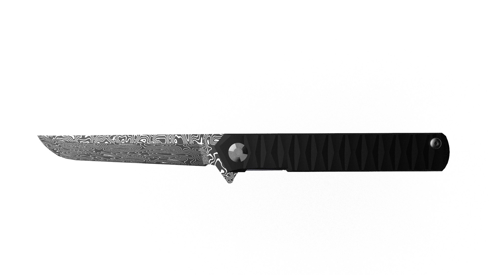 Free Damascus Knife Model TurboSquid 2181110