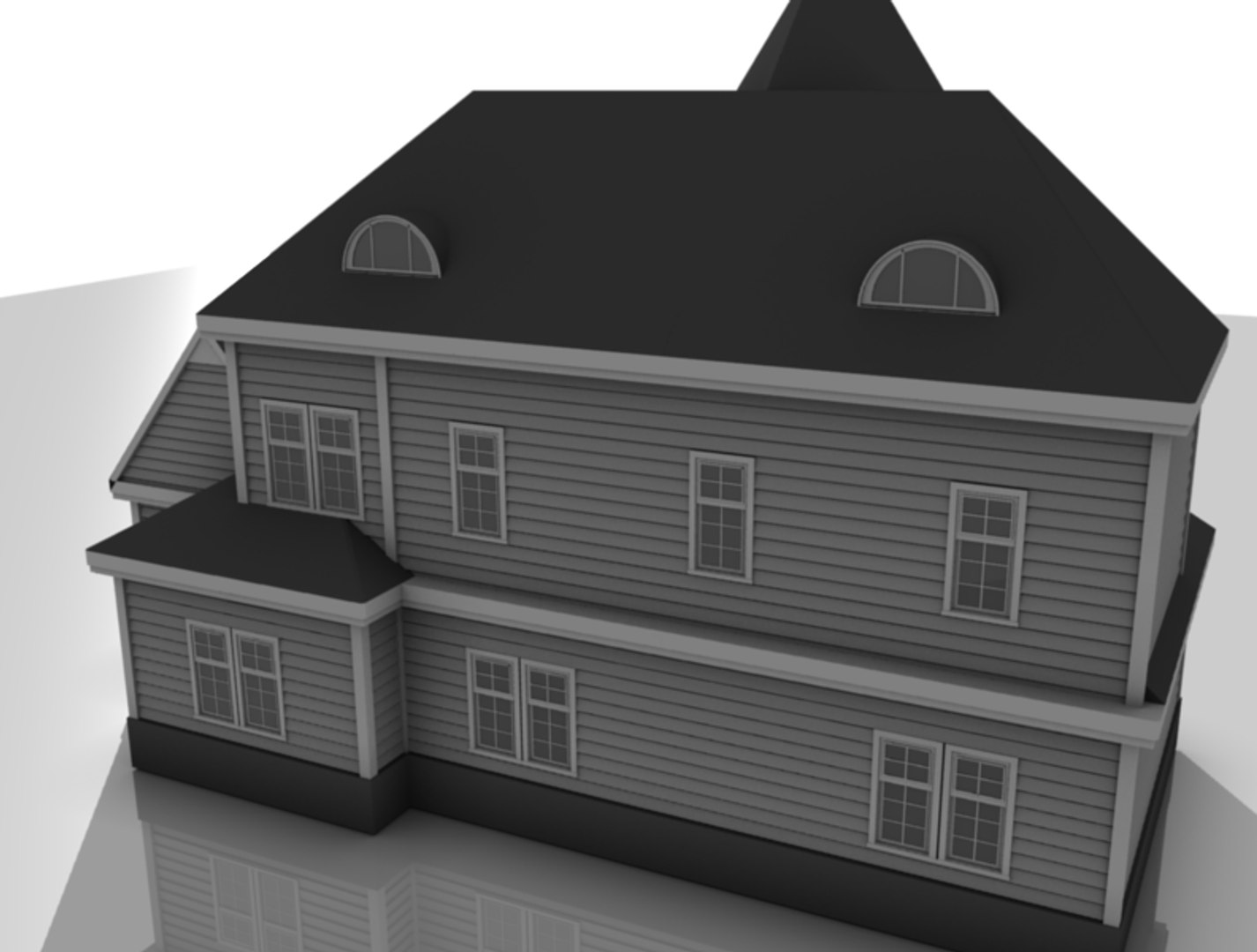 suburban house dxf