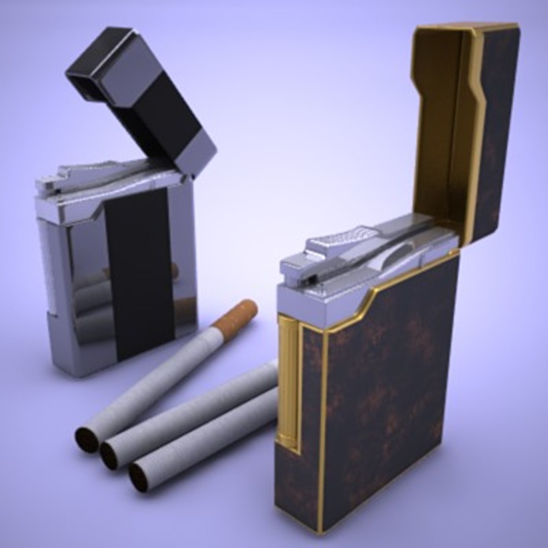 3d model lighter set