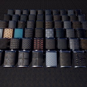 3D model Sci-fi Space II Materials Unreal Engine 4