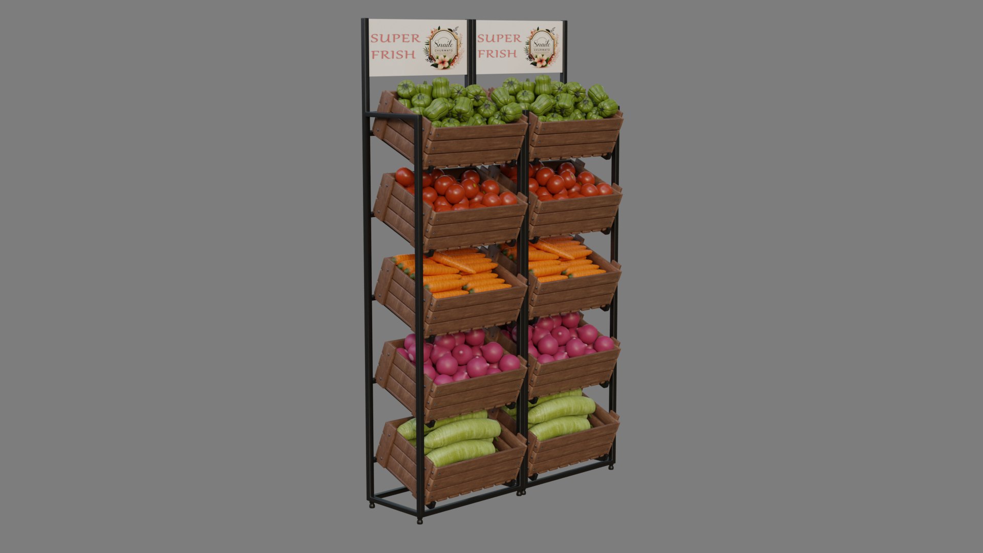 Food STANDS 3D Model - TurboSquid 2124508