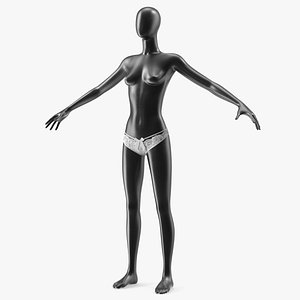 Lace String Thong on Dummy