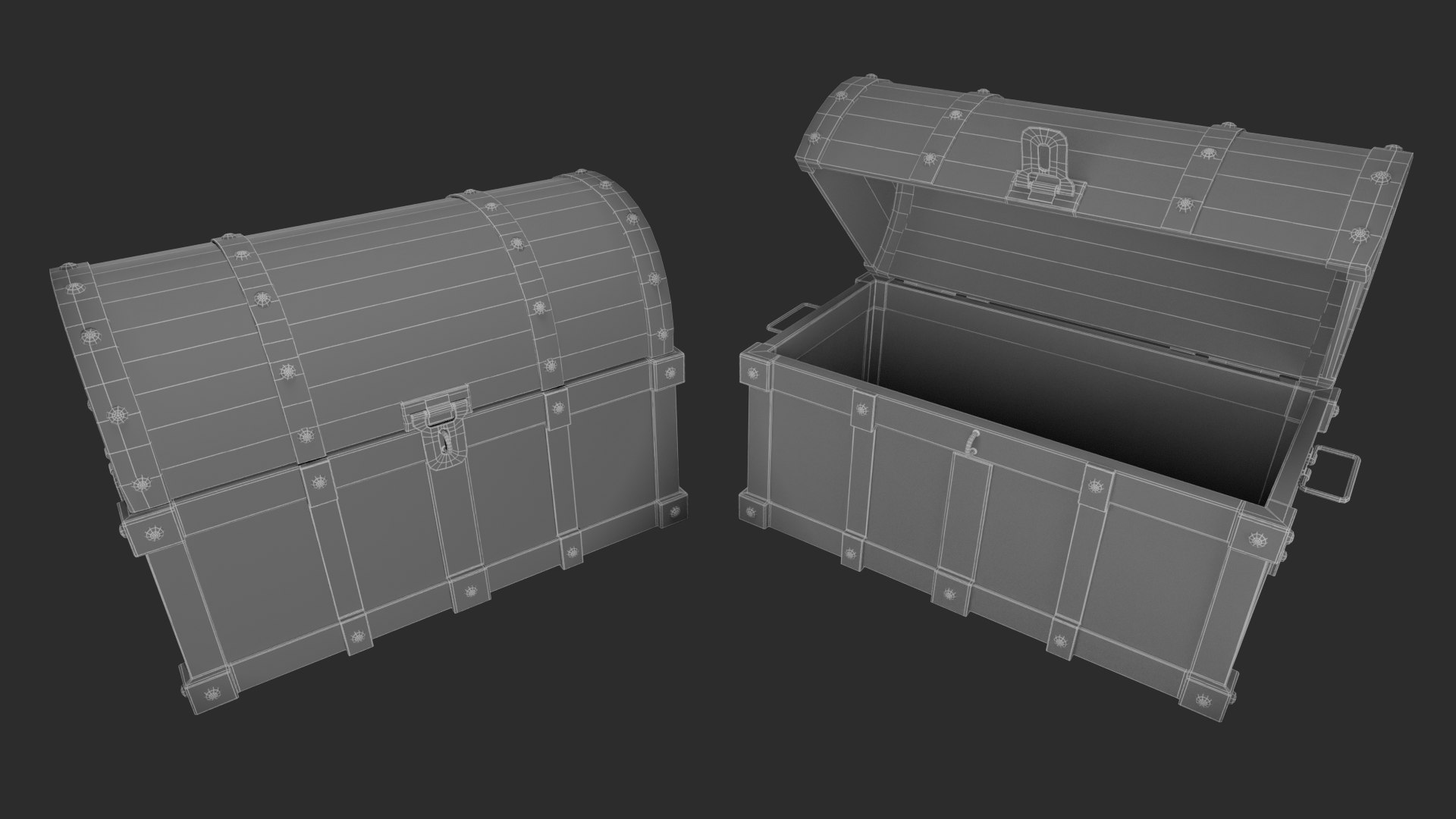 Treasure Chest 3D model https://p.turbosquid.com/ts-thumb/IQ/yP9p45/Ah/1_wireframe/png/1764019416/1920x1080/fit_q87/d3465e6f01eb7718852962e4a6d0a0ed9a11fc77/1_wireframe.jpg