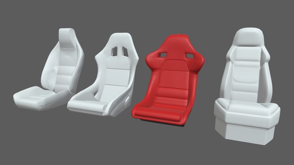 3D racing seat model - TurboSquid 1356680