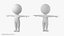 Stickman mignon dans la plate-forme CAT T-Pose