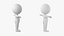 Stickman mignon dans la plate-forme CAT T-Pose