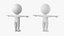 Stickman mignon dans la plate-forme CAT T-Pose