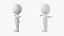 Stickman mignon dans la plate-forme CAT T-Pose