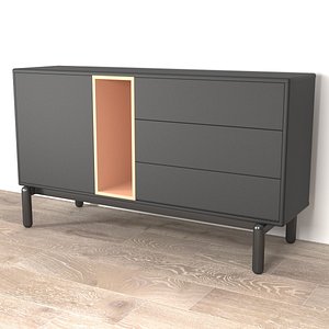 Cabinet for living room model