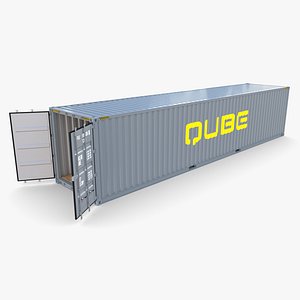 40ft Shipping Container Qube v1 model
