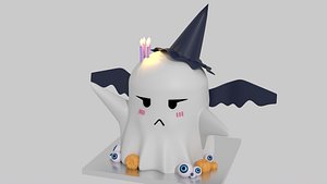 3D Ghost Birthday Cake