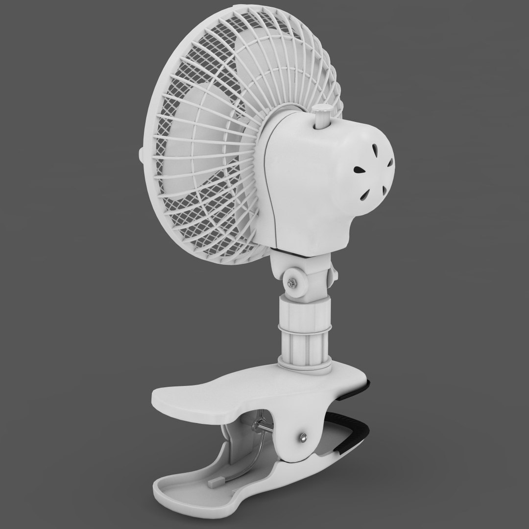 3d Desk Fan Model