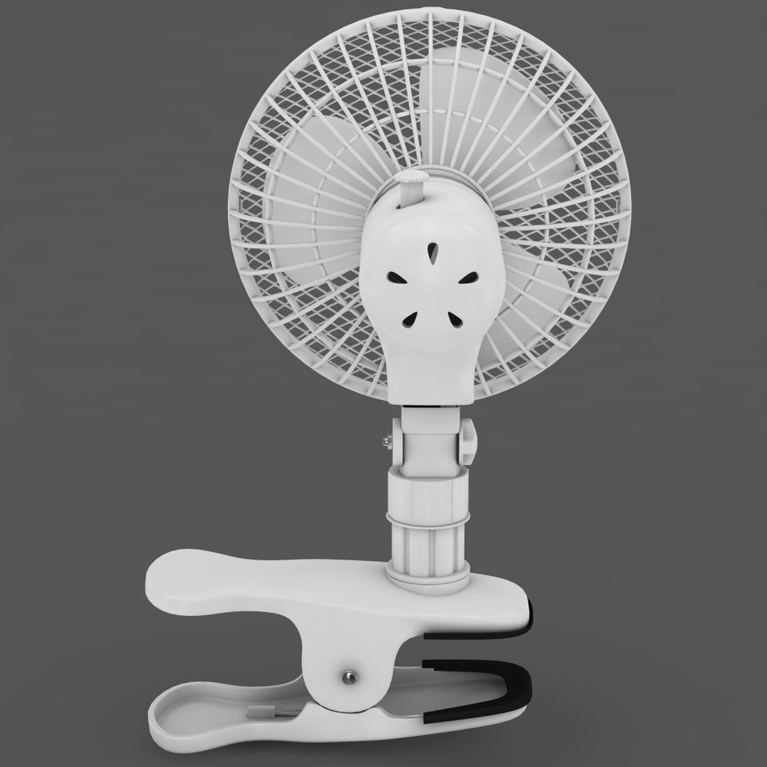 3d Desk Fan Model