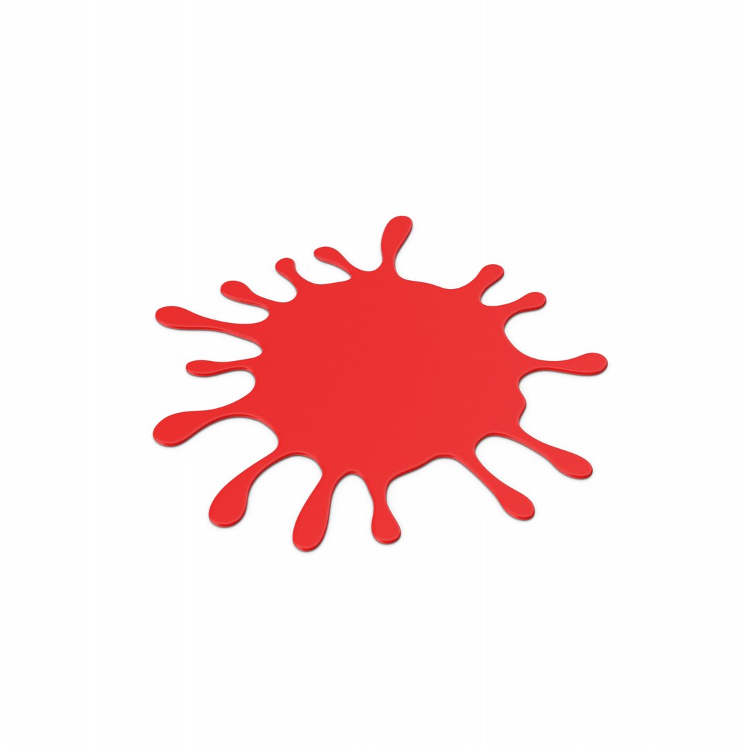 3D Red Splash - TurboSquid 1975158