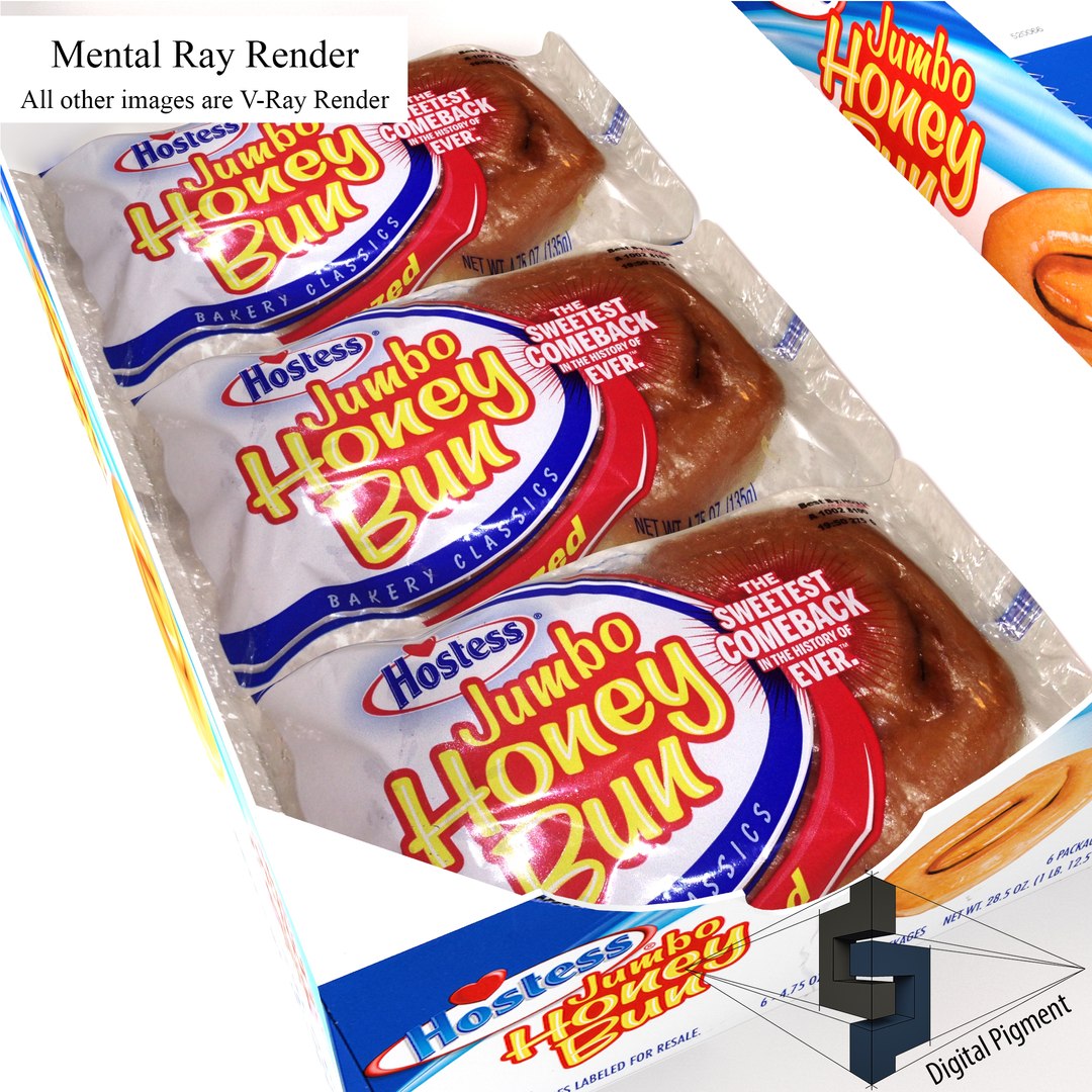 Hostess Honey Bun, Jumbo, Glazed - 6 pack, 4.75 oz packages