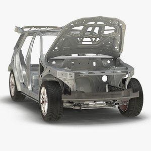 3D model suv frame chassis 3