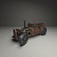 steampunk car model